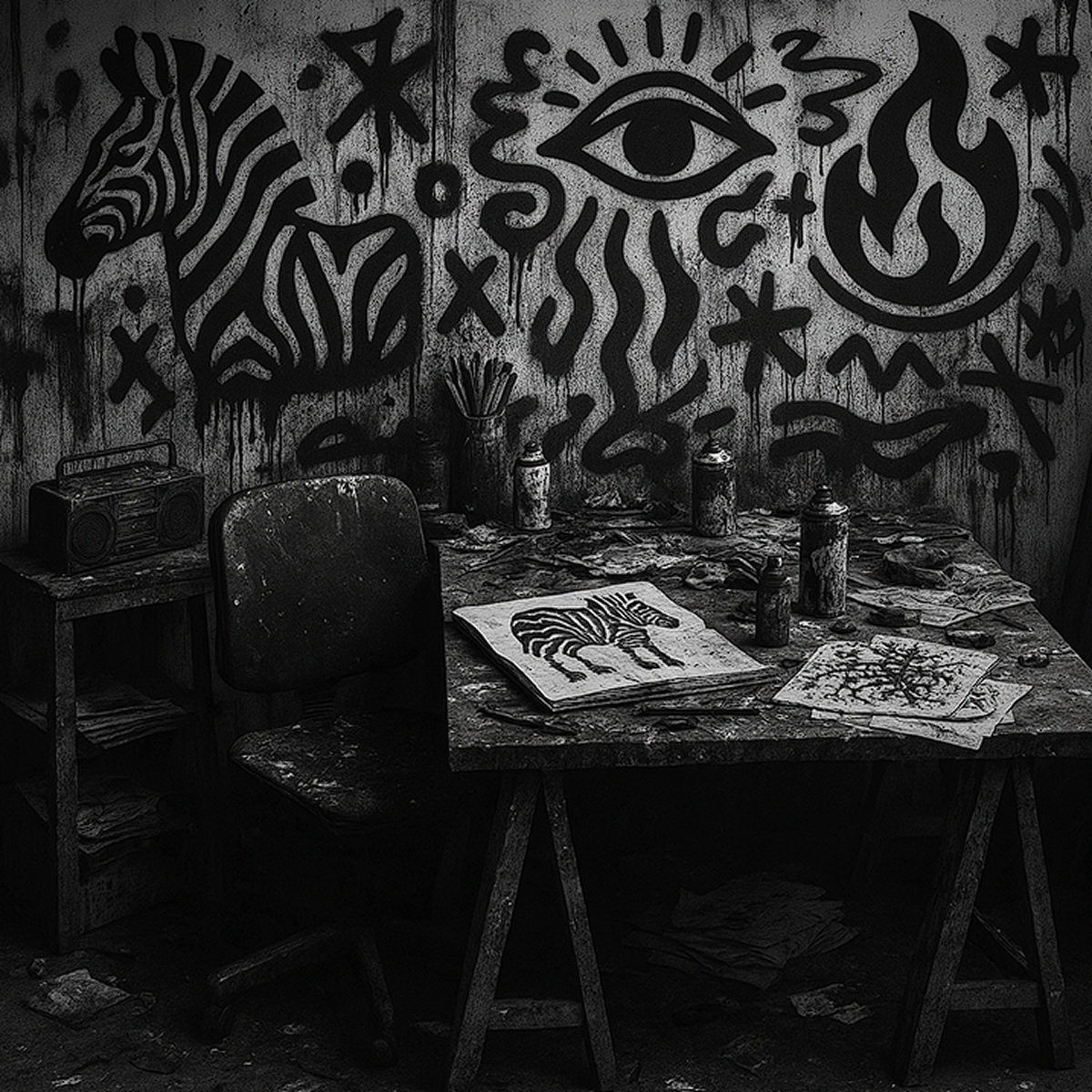 Inside the Mythic Studio of Zebrotron — The Groovy Phantom of the Inner City