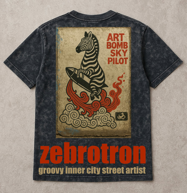 Acid Wash Oversize Skypilot